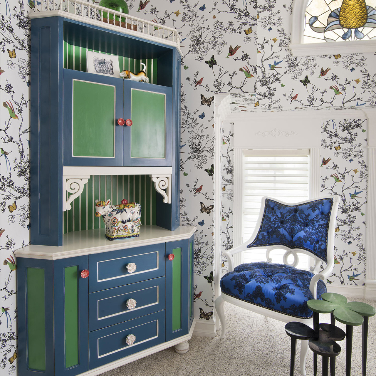 image of twin bedroom interior design